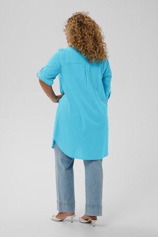 KAFFE CURVE Tuniek 'KCPaula' in Blauw