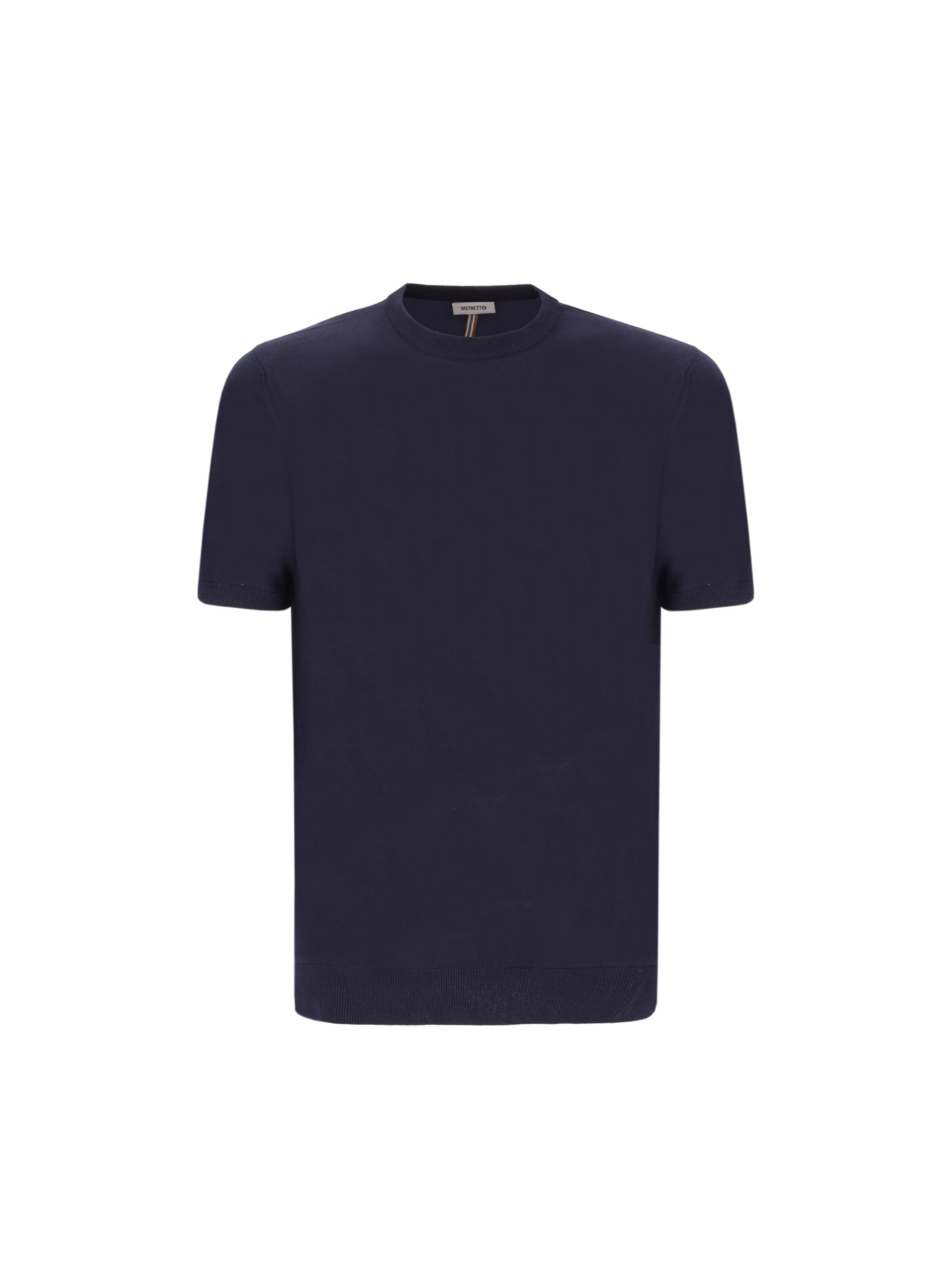 Distretto12 Pull-over 'Carrara' en bleu marine, Vue avec produit