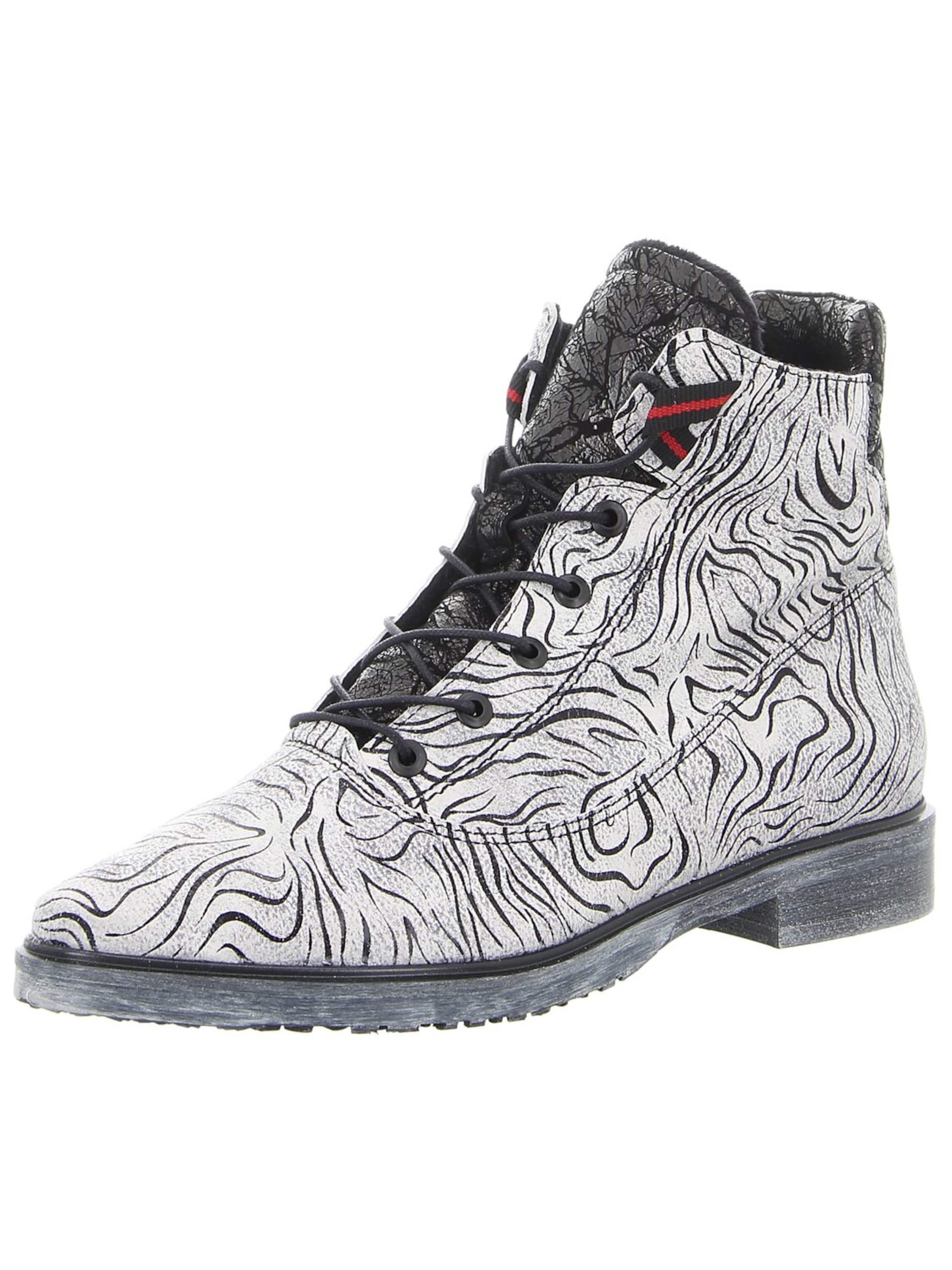 Simen Lace-Up Boots 'Damen Stiefelette 7139A GRAU Echt Leder in grau' in Grey: front