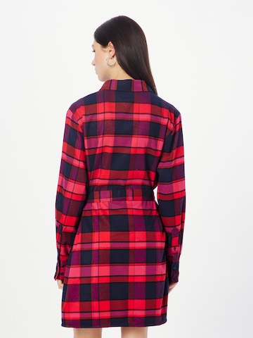 Tommy Jeans Shirt dress in Red