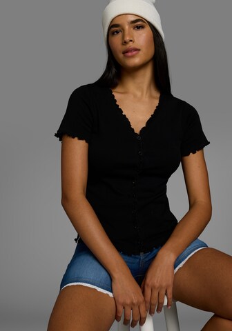 KangaROOS T-Shirt in Schwarz