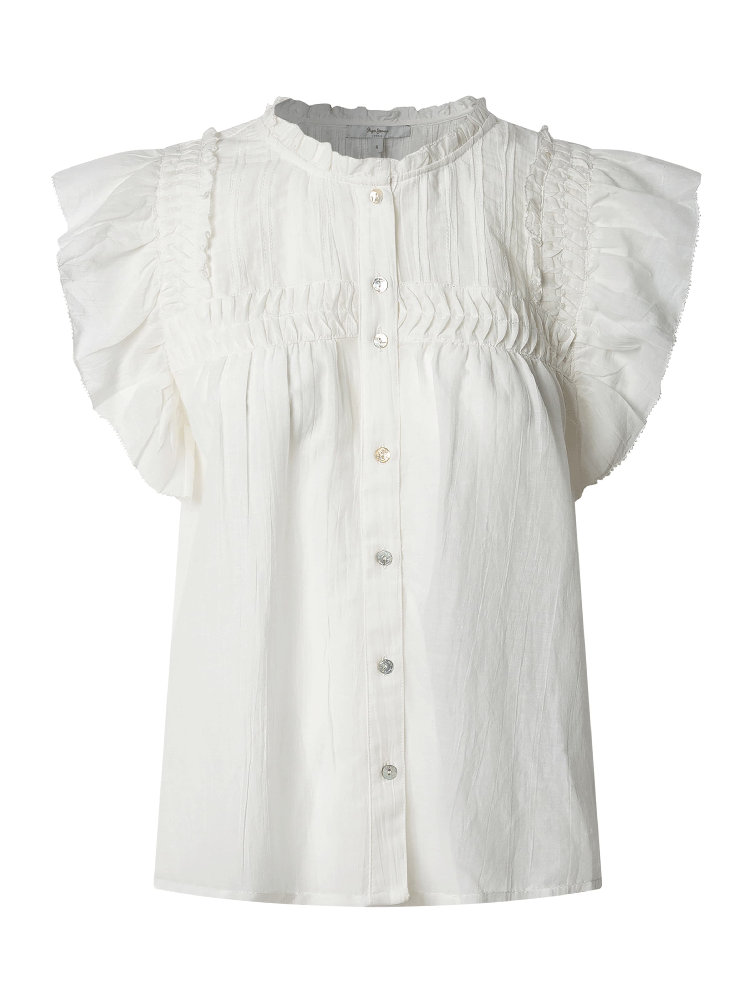 Camicia da donna 'Diallo' di Pepe Jeans in bianco: frontale
