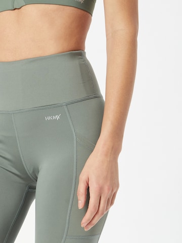 HKMX Skinny Workout Pants 'Oh My Squat' in Green