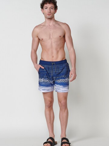 Shorts de bain KOROSHI en bleu