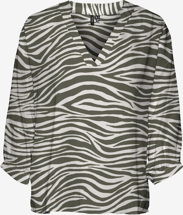 VERO MODA - Blusa 'SEBA' em castanho: frente