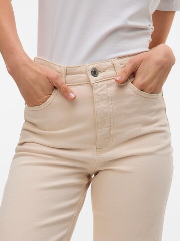 VERO MODA Loosefit Jeans 'TESSA' i beige