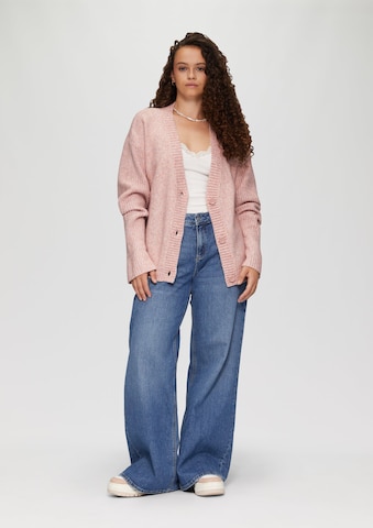 QS Gebreid vest in Roze