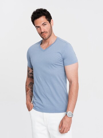 T-Shirt 'OM-TSBS-0145' Ombre en bleu