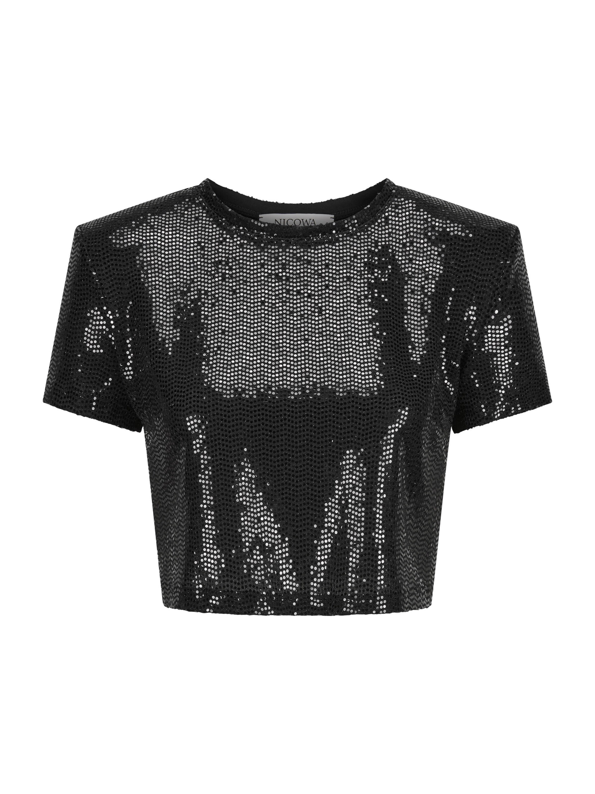 Nicowa Shirt 'CRIWIO' in Zwart: voorkant