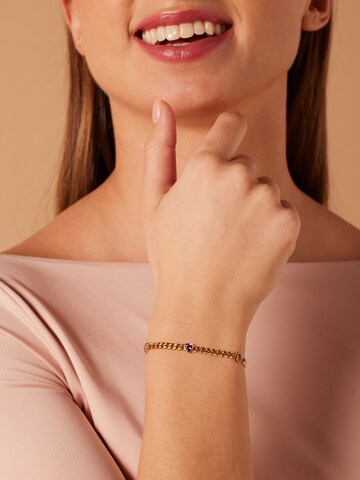 Lucardi Armband 'Herz' in Goud: voorkant