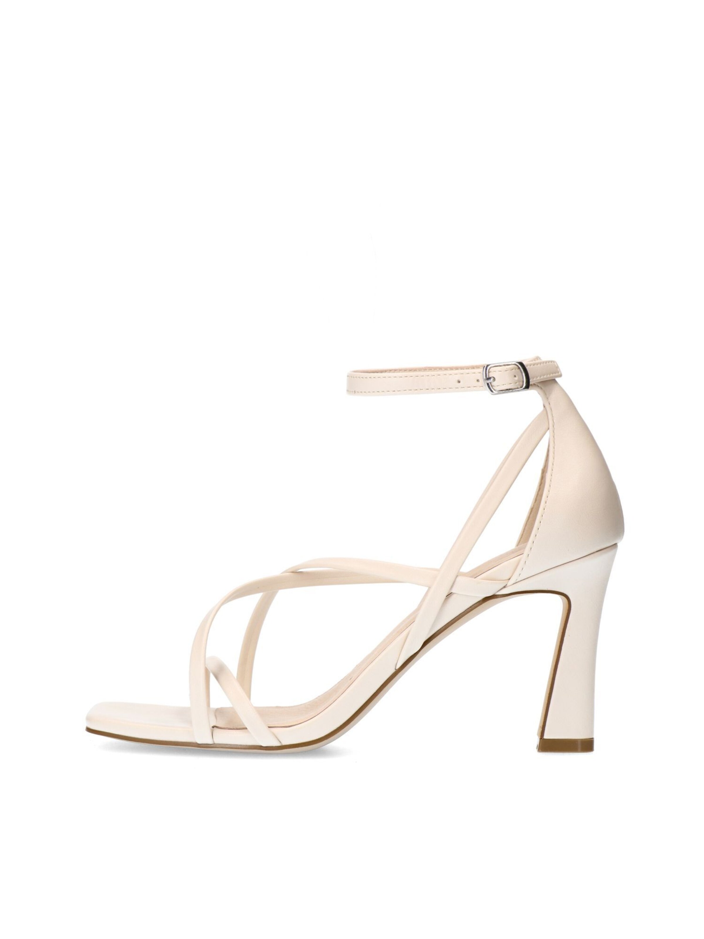 Sandales à lanières SACHA en blanc