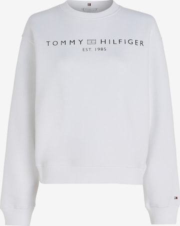 Sweat-shirt TOMMY HILFIGER en blanc : devant
