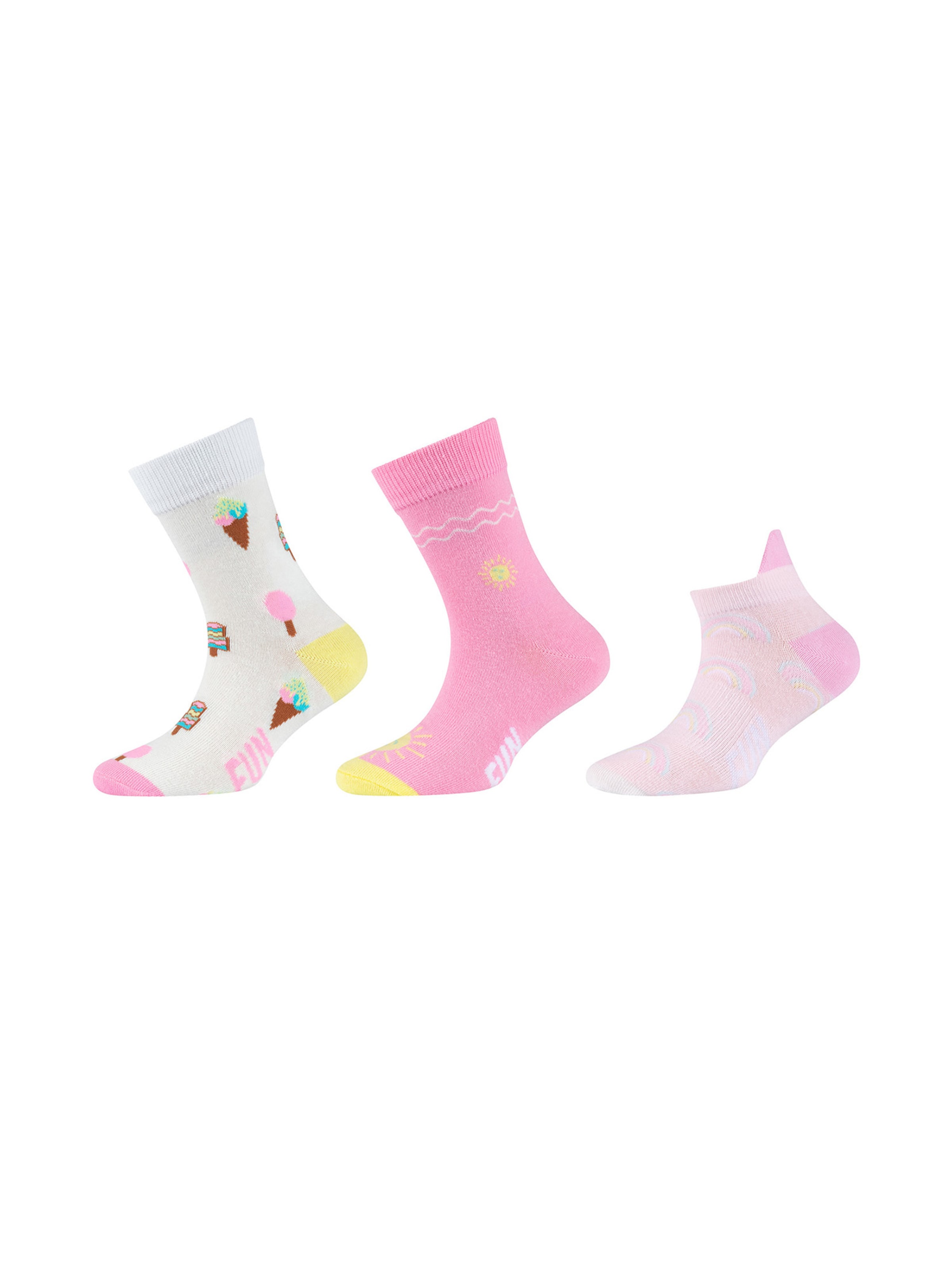 FUN Socks Sokken in Gemengde kleuren: voorkant