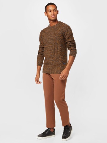 BLEND Sweater in Brown