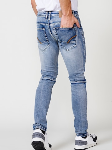 KOROSHI regular Jeans i blå