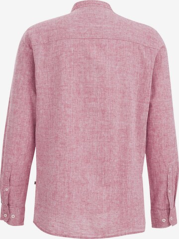 WE Fashion Slim Fit Hemd in Pink