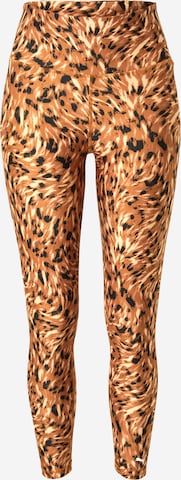 PUMA Skinny Sportbroek 'Safari' in Bruin: voorkant