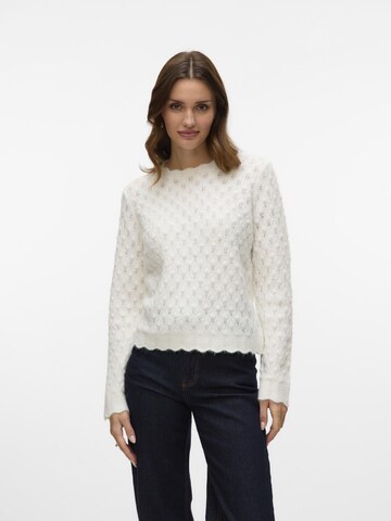 Pull-over 'Purdie' VERO MODA en blanc : devant