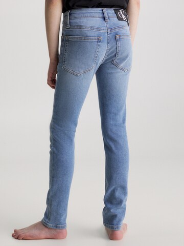 Coupe slim Jean Calvin Klein Jeans en bleu