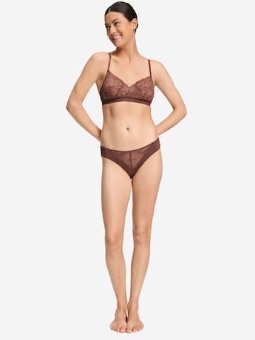 Slip ' Azelia ' Hanro en marron