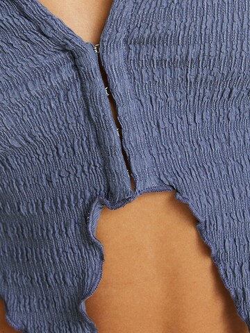 Bershka Bluse in Blau