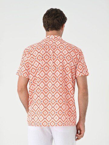 Coupe regular Chemise Antioch en orange