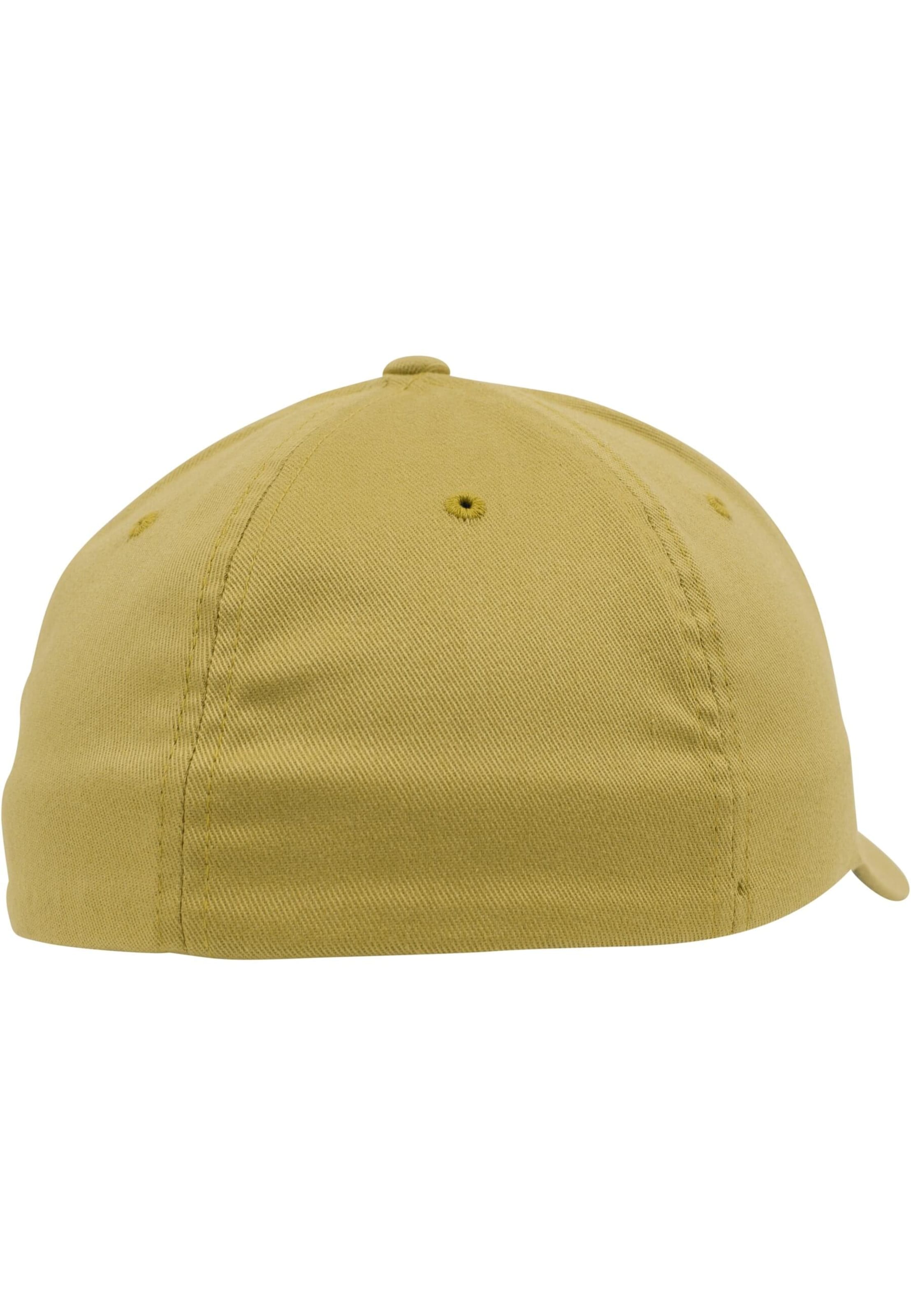 Flexfit Lippalakki ' Flexfit Wooly Combed ' värissä keltainen