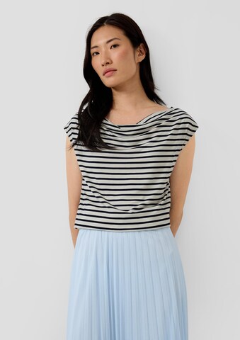 T-shirt s.Oliver en blanc : devant