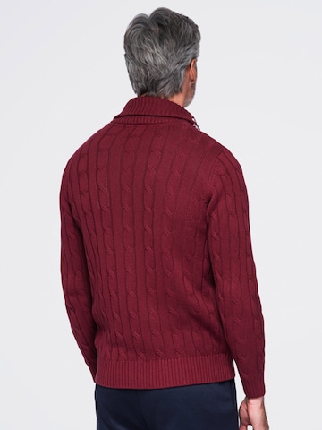 Ombre - Cárdigan en rojo