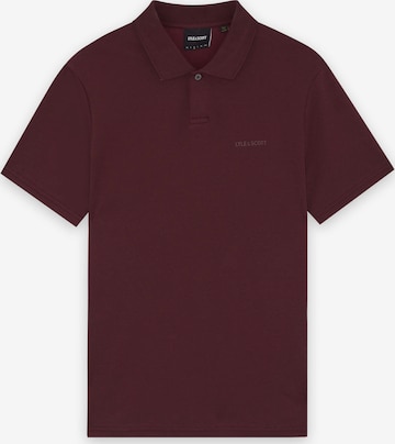 T-Shirt Lyle & Scott en rouge : devant