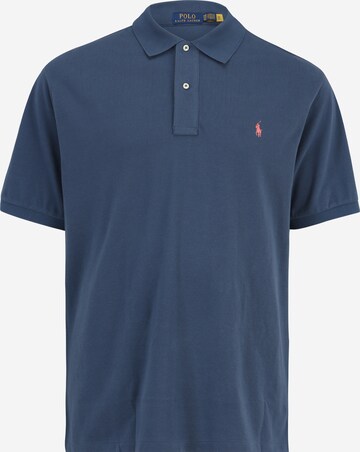 Polo Ralph Lauren Big & Tall Тениска в синьо: отпред