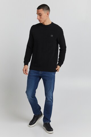 !Solid Strickpullover 'Valencia' in Schwarz