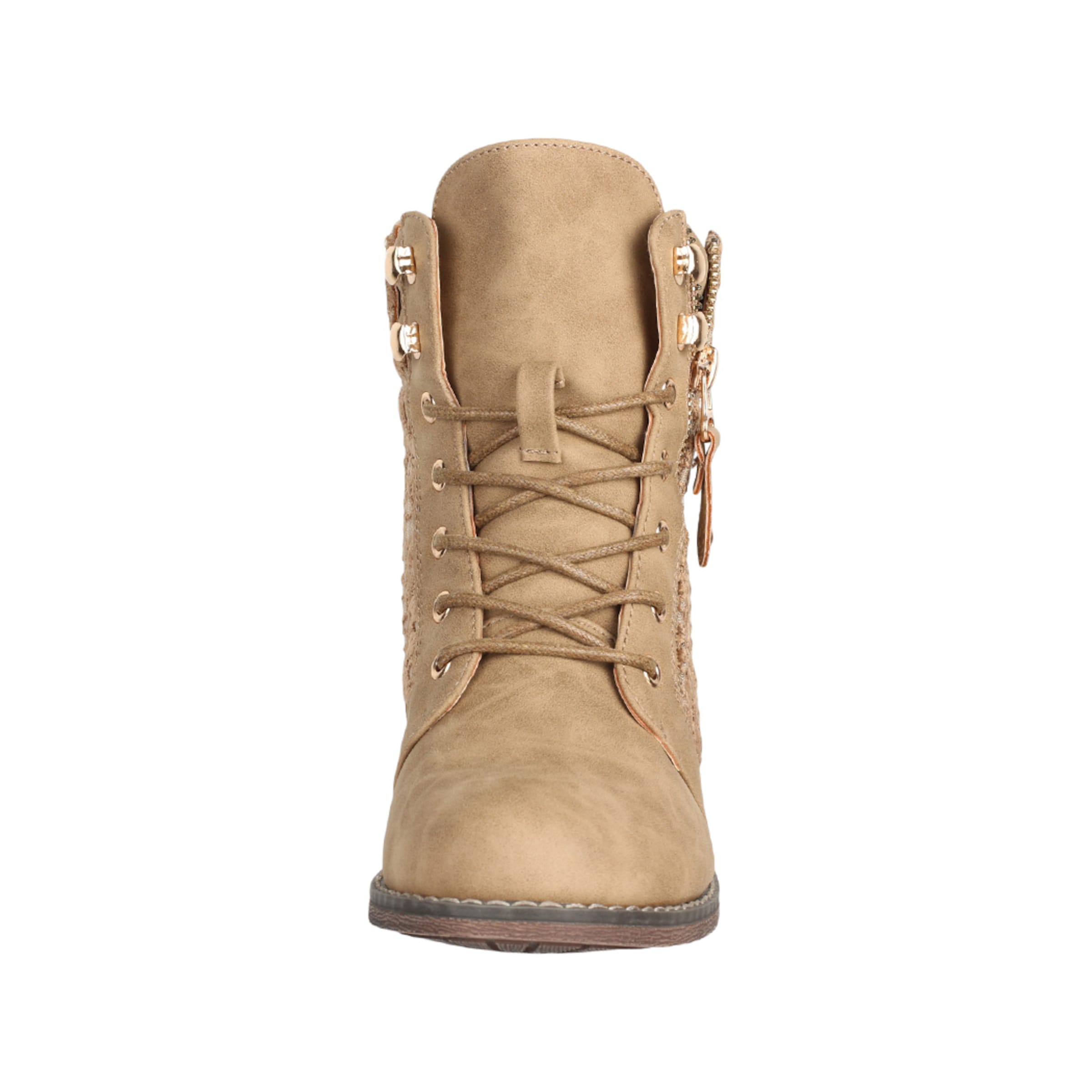 Elara Snørestøvletter i brun