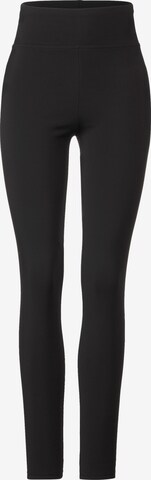 STREET ONE Skinny Leggings in Schwarz: predná strana