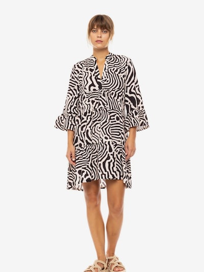 Pink Label Letnia sukienka 'BEACHWEAR BLACK GEO' w rozmiarze 36 w kolorze czarnym, Podgląd produktu