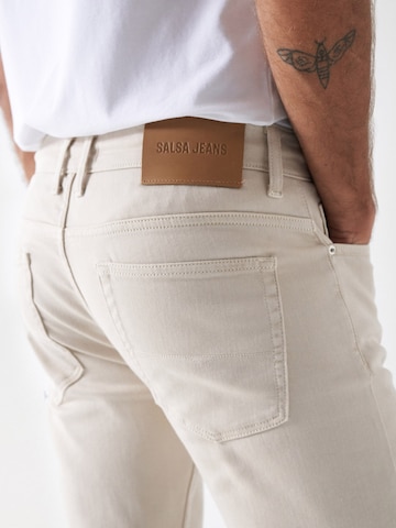 Salsa Jeans Slimfit Chinohose in Beige