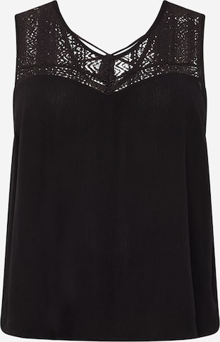 ABOUT YOU Curvy Top 'Jasmin' in Black: front