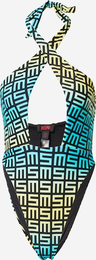 Misspap Jednodijelni kupaći kostim u akvamarin / žuta / crna, Pregled proizvoda