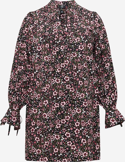River Island Plus Kleid in grün / rosa / schwarz, Produktansicht