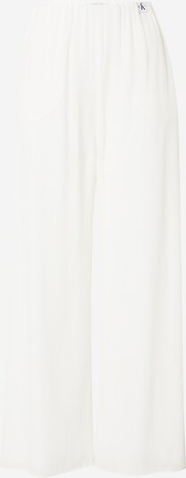 Pantaloni Calvin Klein Jeans pe alb, Vizualizare produs