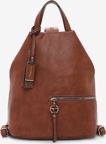 TAMARIS Backpack '  Nele ' in Brown: front
