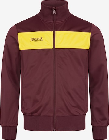 LONSDALE Суичъри с качулка 'Alnwick' в червено: отпред