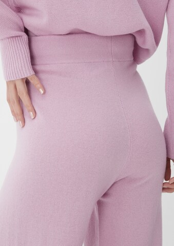 Wide Leg Pantalon s.Oliver en rose