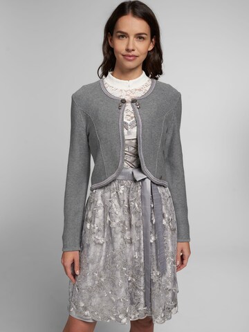 SPIETH & WENSKY Knit Cardigan 'Alice' in Grey: front