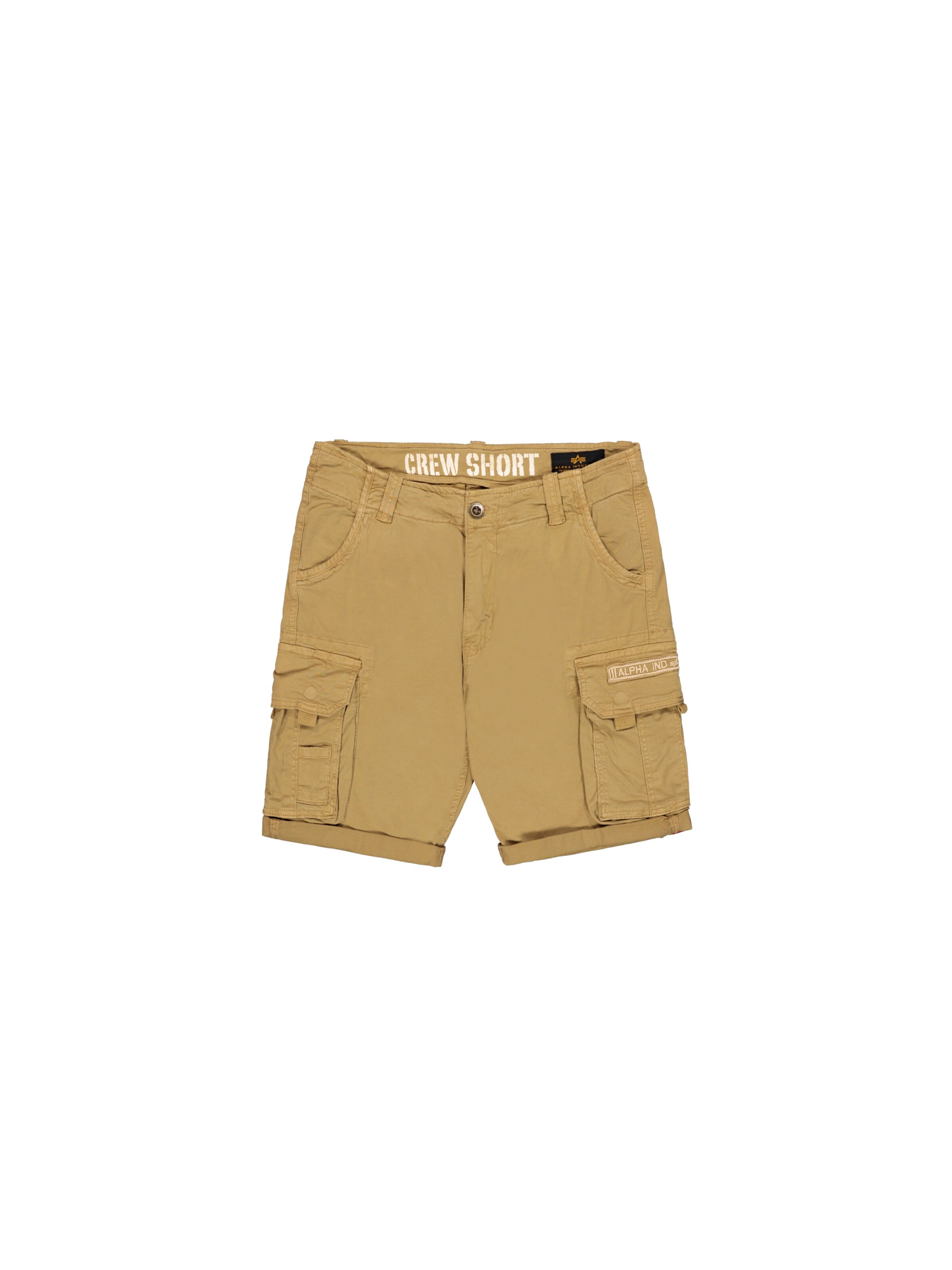 ALPHA INDUSTRIES Klapptaskutega püksid, värv roheline: eest vaates