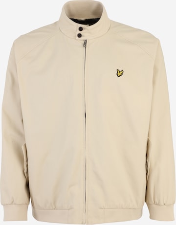 Lyle & Scott Big&TallPrijelazna jakna - bijela boja: prednji dio