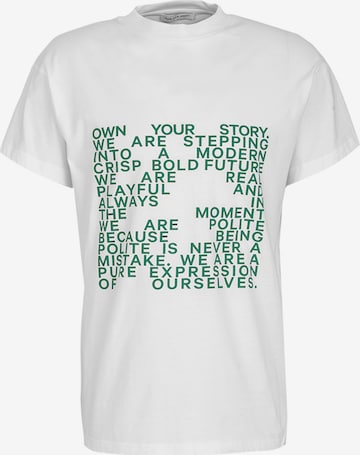Young Poets Shirt 'Expression Daylen' in White: front