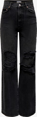 Wide leg Jeans 'Camille' di ONLY in nero: frontale