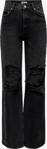 Wide leg Jeans 'Camille' di ONLY in nero: frontale