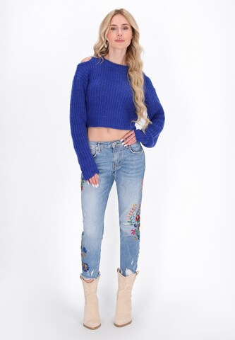 IZIA - Jersey en azul